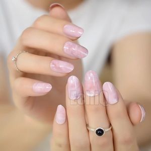 BNIB pink marble press ons